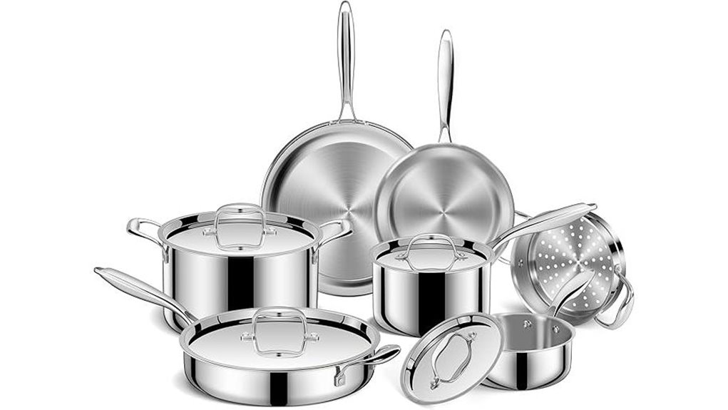 stainless steel cookware collection