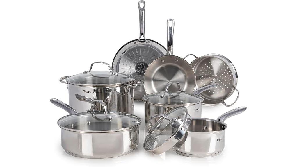 stainless steel cookware set