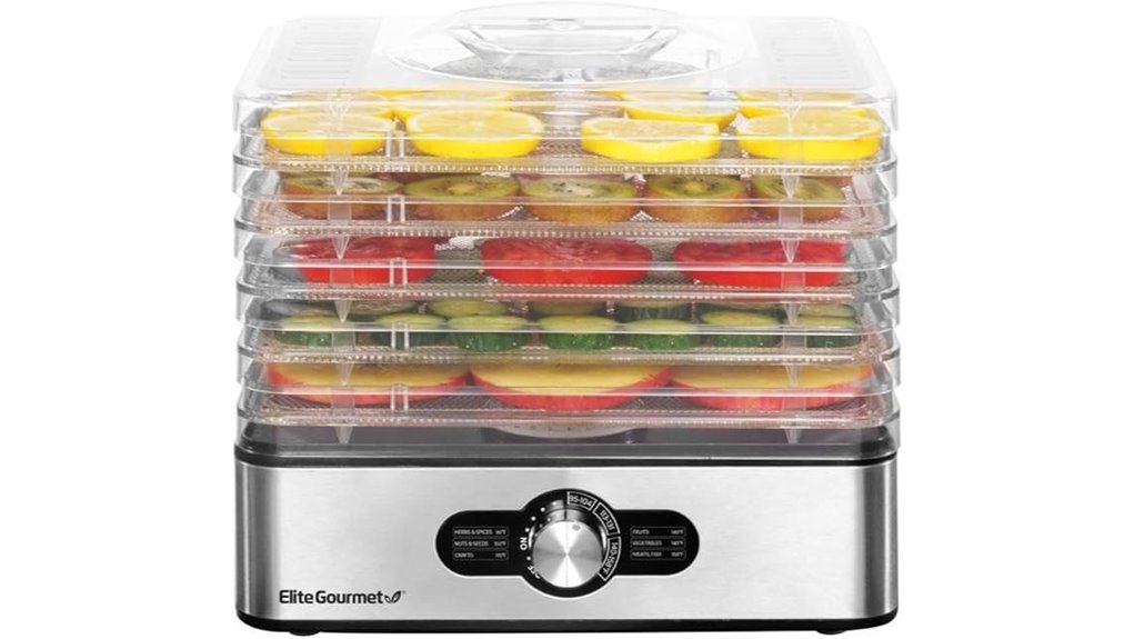 stainless steel food dehydrator