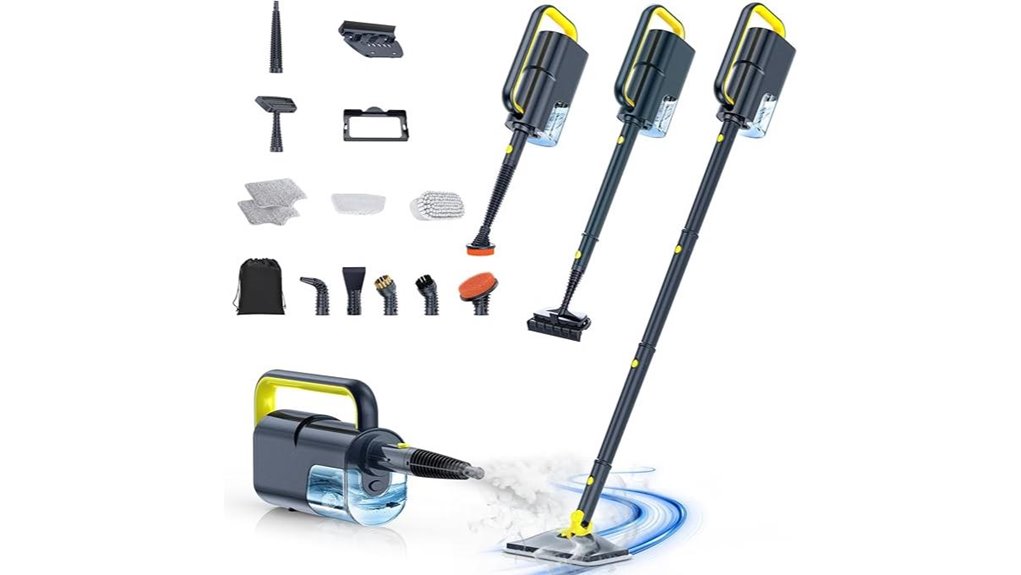 steam mop with accessories