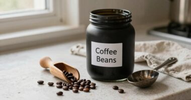 store beans in airtight container