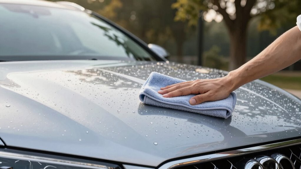 swirl free car drying techniques