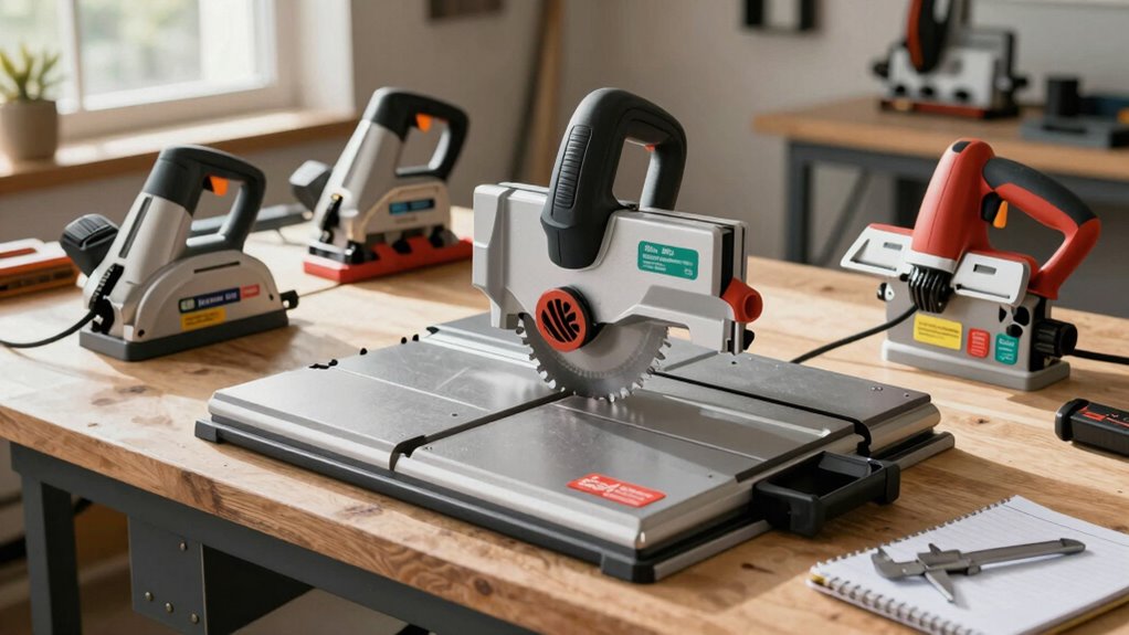 table saw feature comparison