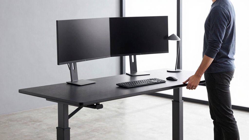 tall ergonomic adjustable desk