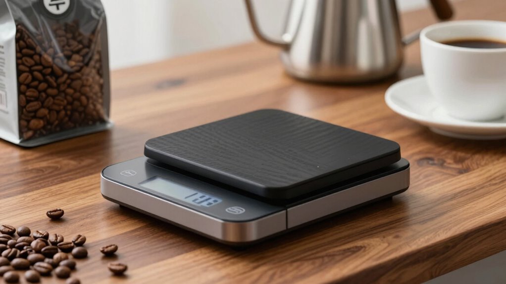 tare function ensures brewing consistency