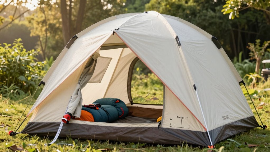 tent capacity and comfort