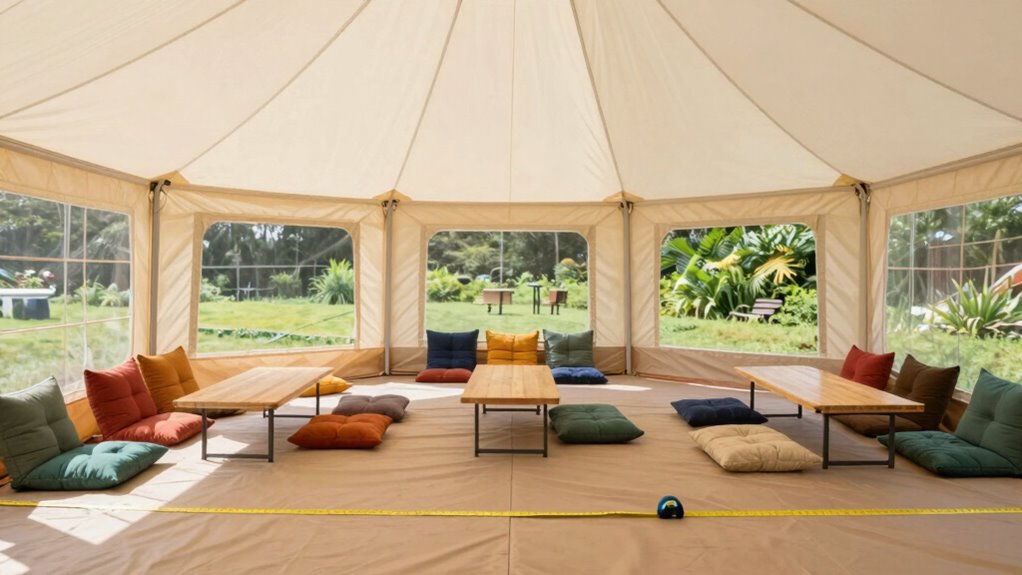 tent capacity calculation simplified