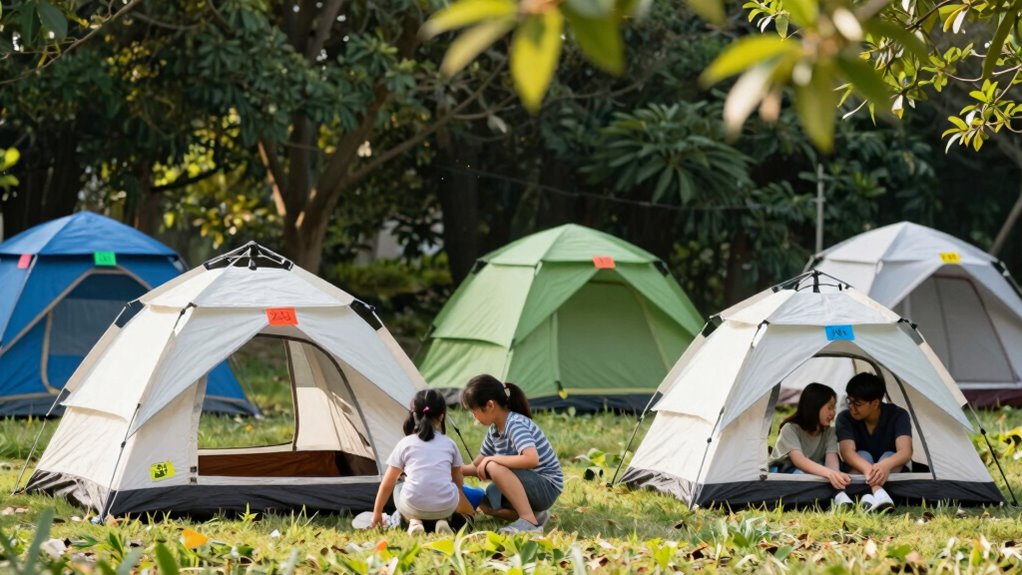 tent size and materials