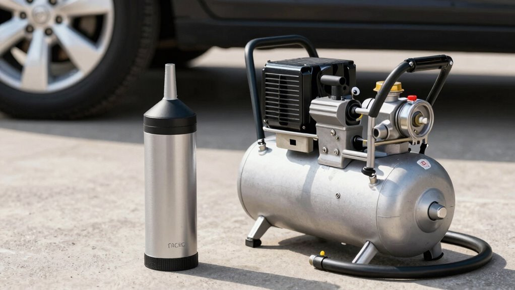 tire inflator vs air compressor