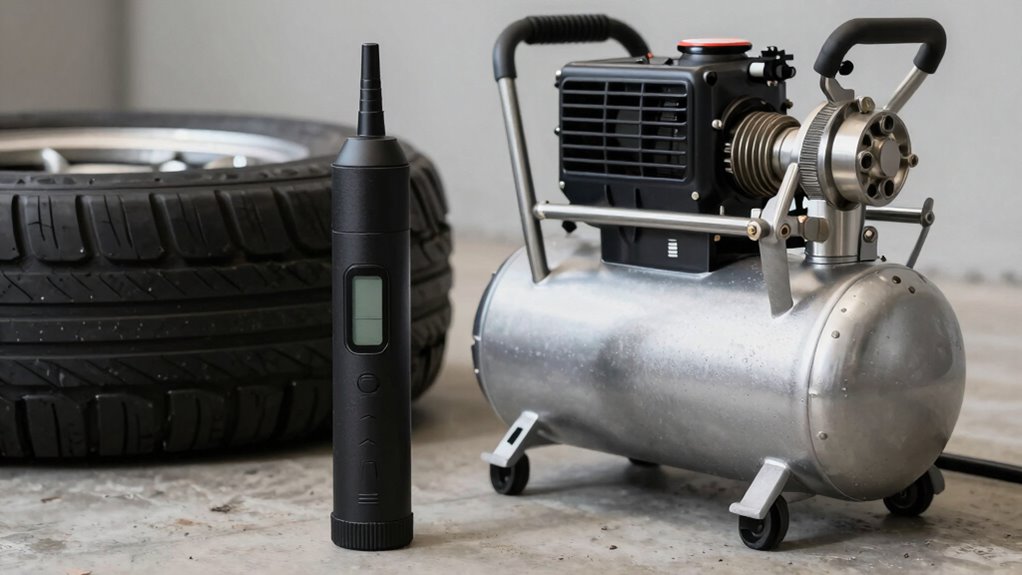 tire inflators versus air compressors