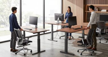 top tall standing desks