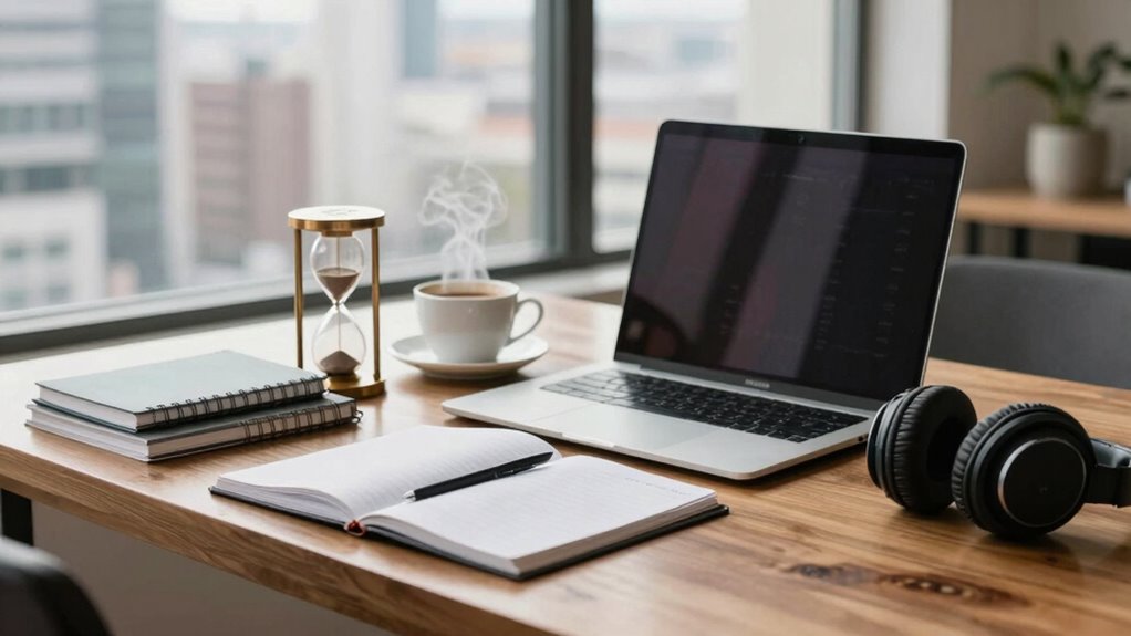 track focused task productivity