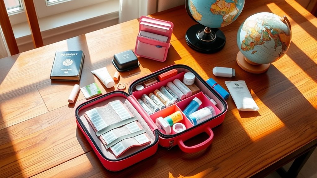 travel health kit size