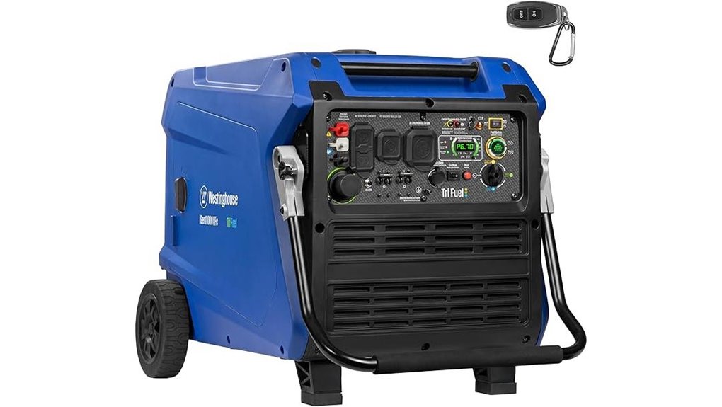 tri fuel portable generator power
