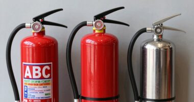 types of fire extinguishers