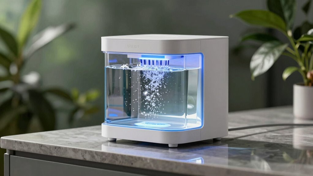 ultraviolet light purifies water