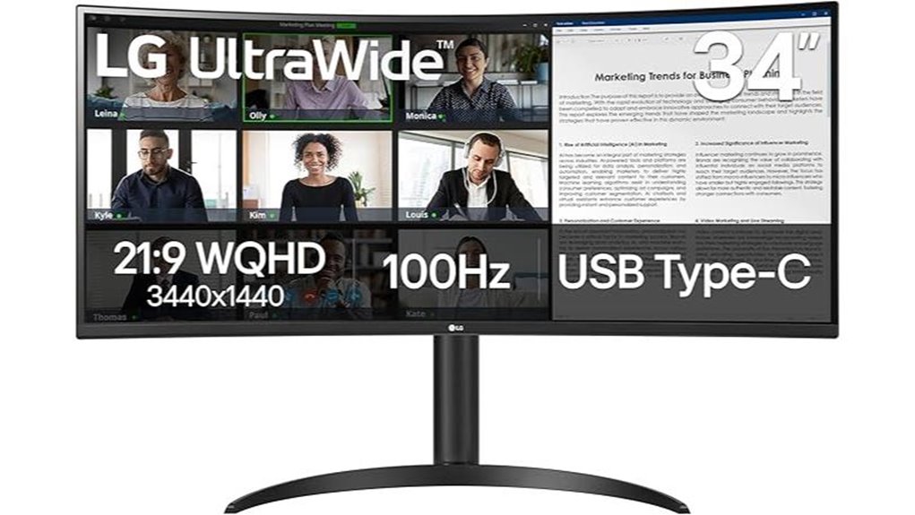 ultrawide curved monitor 34 inch