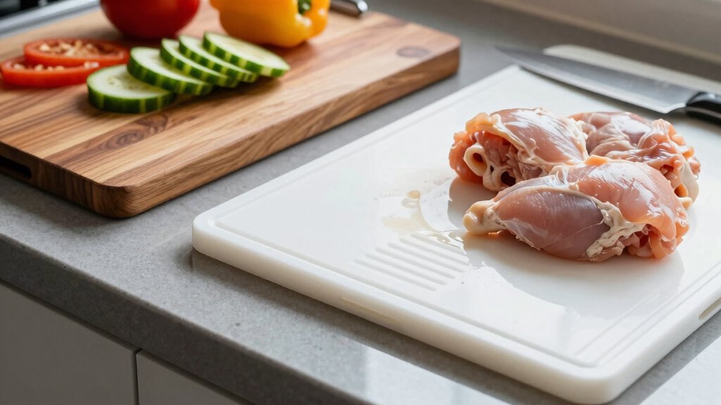 use specific cutting boards