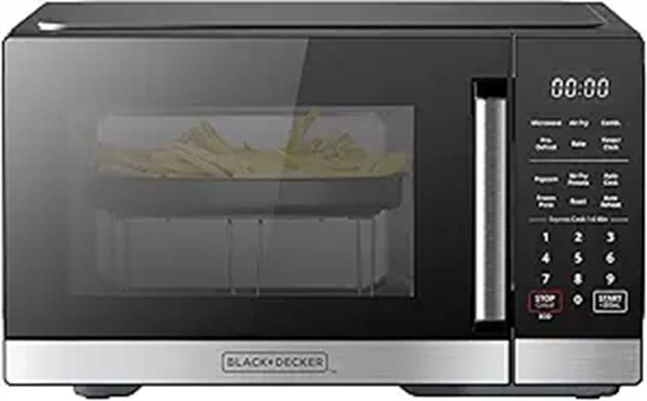 versatile compact microwave oven