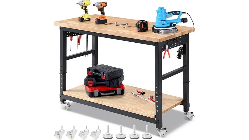versatile storage workbench solution