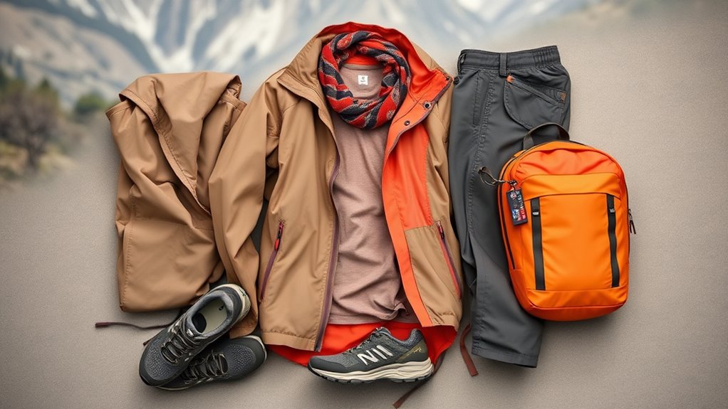 versatile ultralight packing clothing