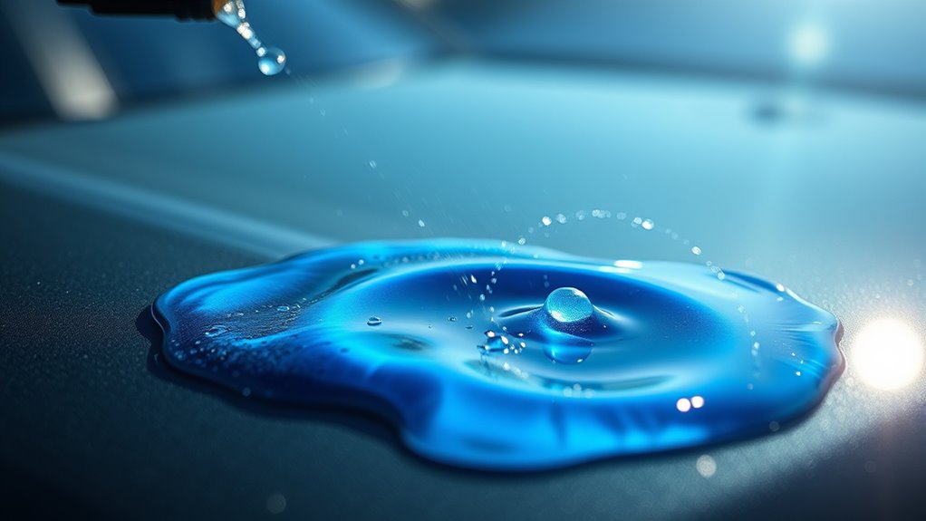 windshield fluid enhances visibility