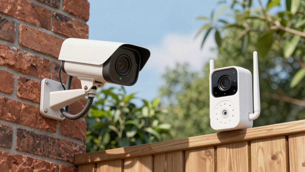 wired cameras ensure stability