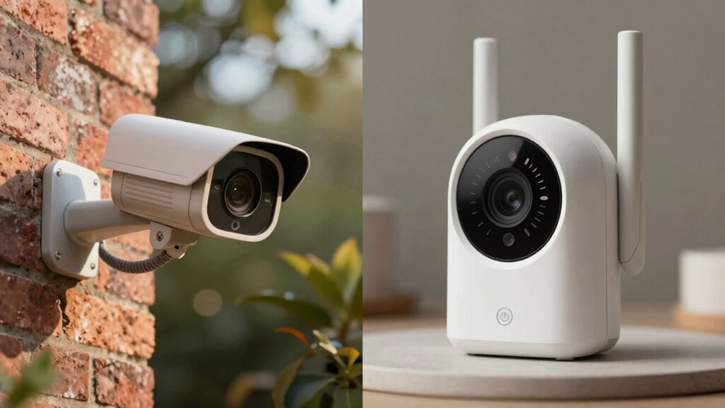 wired cameras ensure superior quality