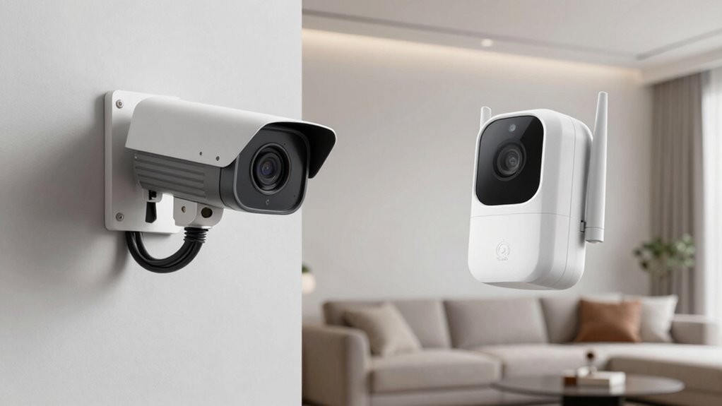 wired cameras quality vs installation
