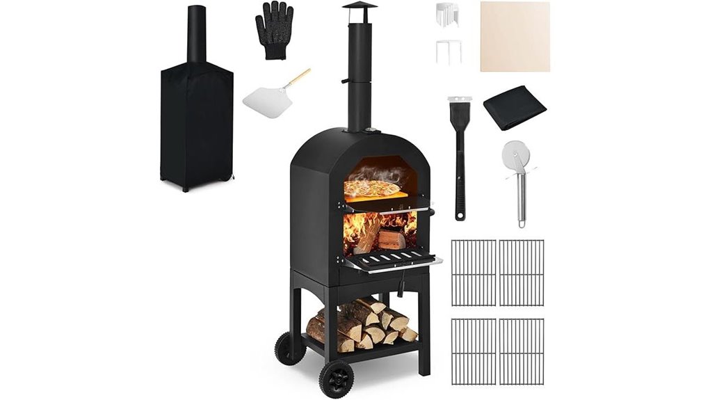 wood fired pizza oven