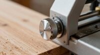 adjusting planer cutting depth