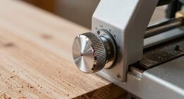adjusting planer cutting depth