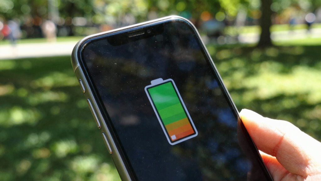 battery temperature and signal interference