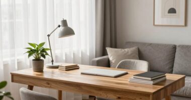 comfortable and energizing workspace