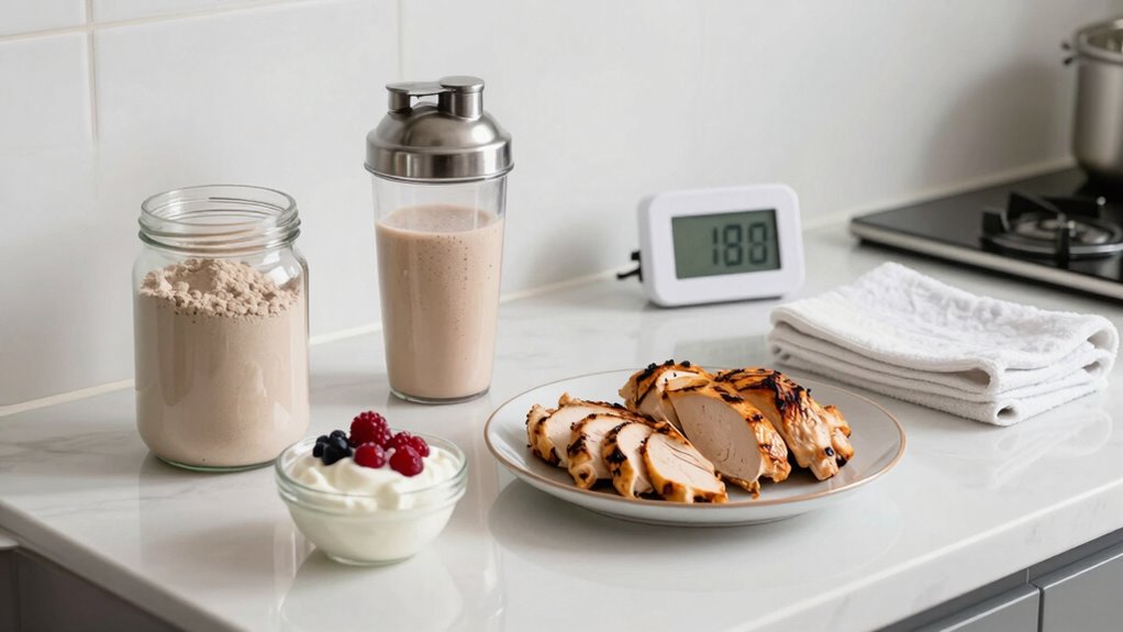 consistent protein intake supports recovery
