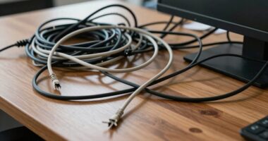 disorganized cables cause problems