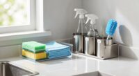 efficient cleaning supplies organization