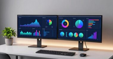 efficient dual monitor setup