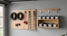 efficient small garage storage