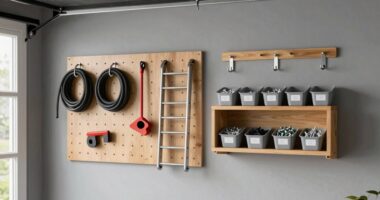 efficient small garage storage
