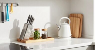 efficient small kitchen setup