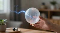 electric charges build up