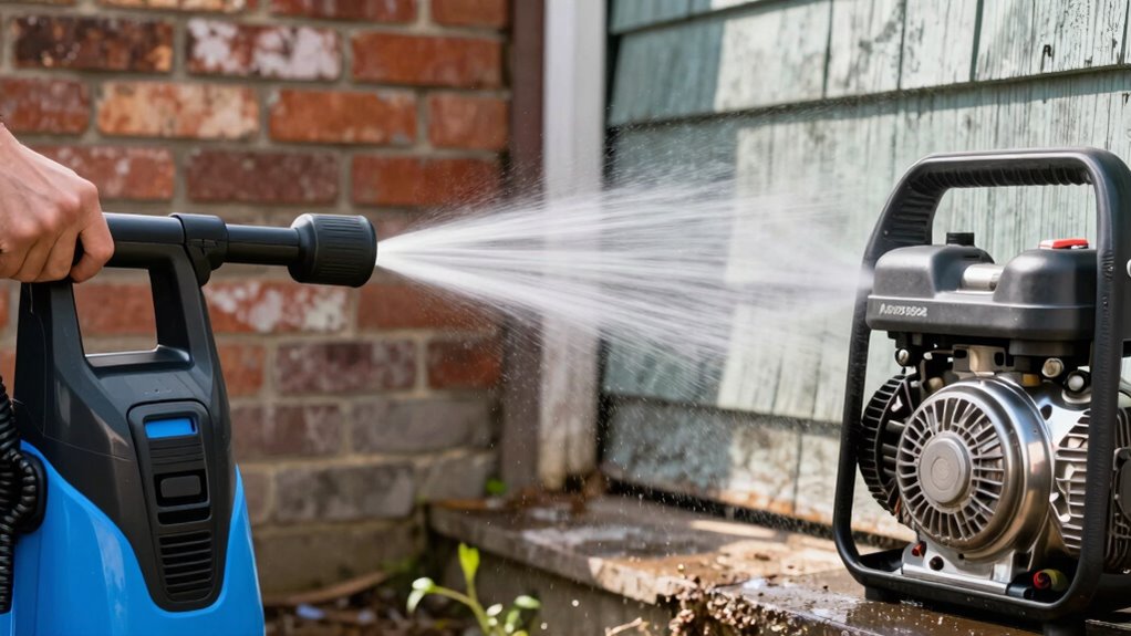 electric vs gas pressure washers