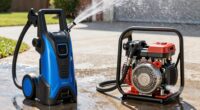electric vs gas pressure washers