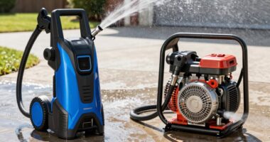 electric vs gas pressure washers