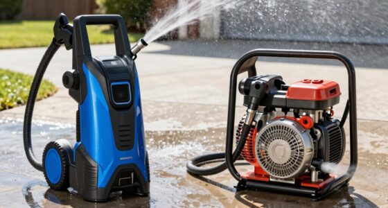 electric vs gas pressure washers