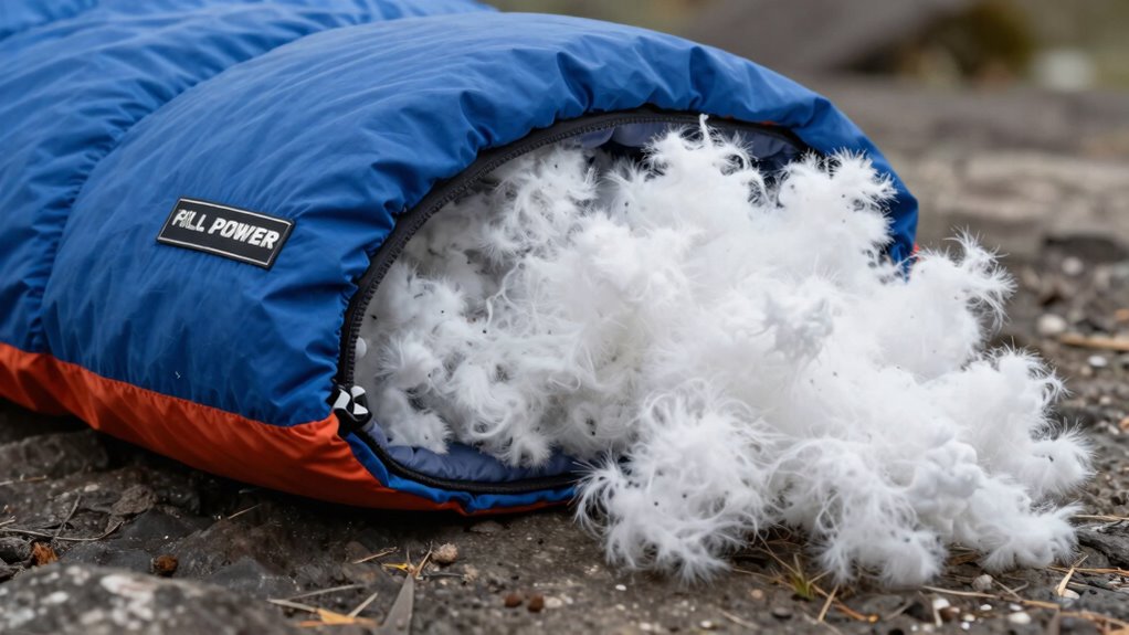 fill power insulation moisture resistance