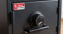 fire rating lock size