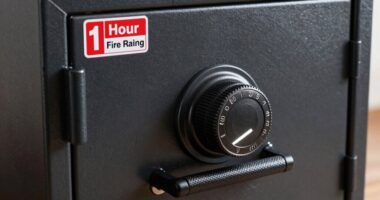 fire rating lock size