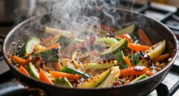 food sticking to pan